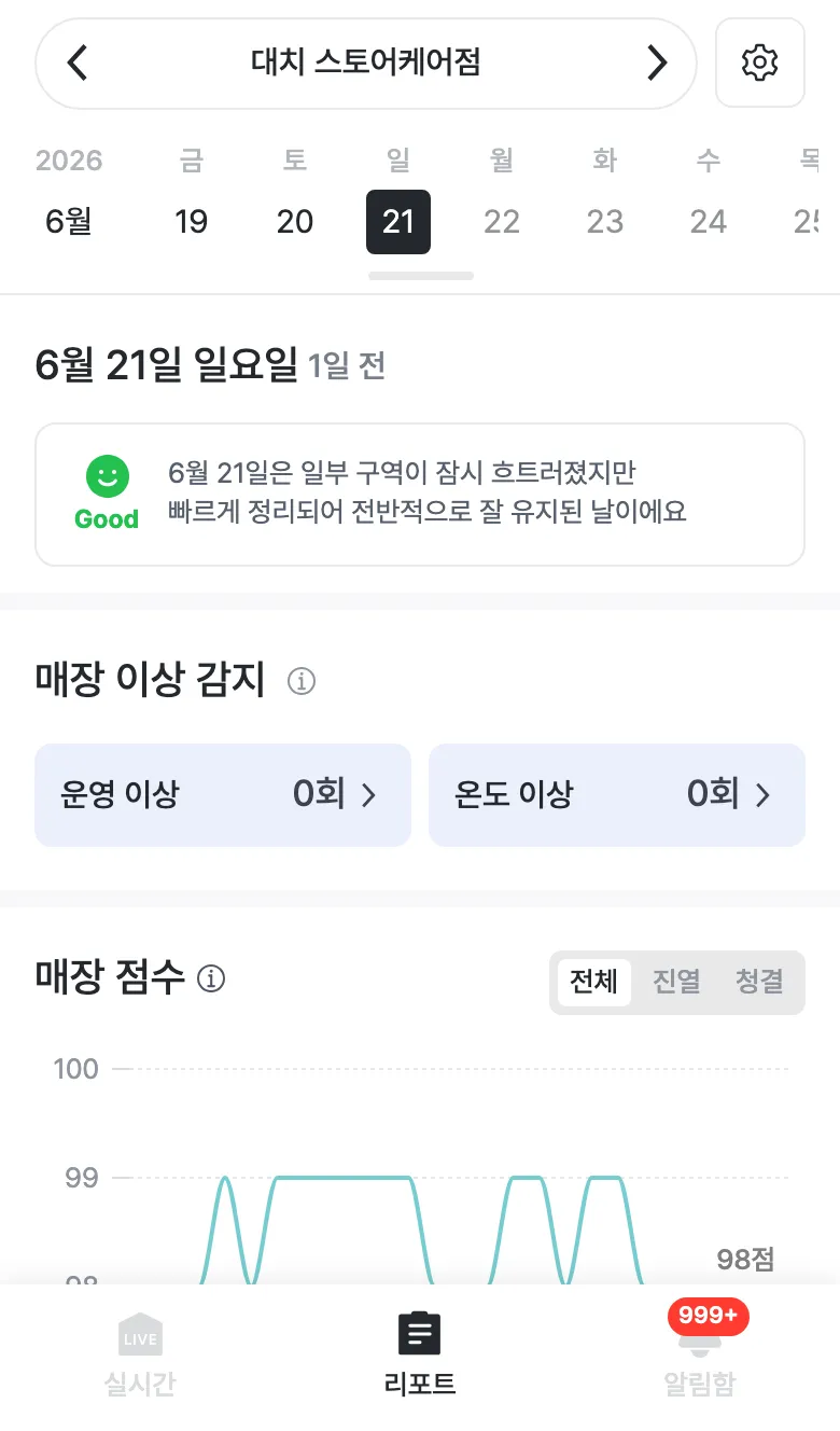 리포트 상단